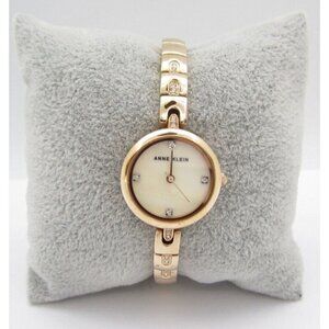Women Anne Klein Quartz Analog 22mm Round Watch (H317) "New Battery"